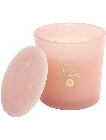 Bougie parfumée ronde en verre liana