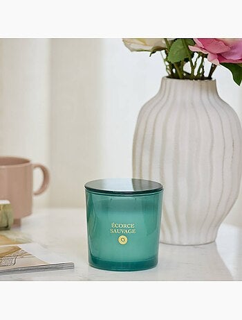Bougie parfumée ronde en verre liana