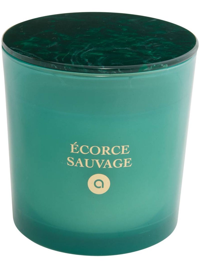 Bougie parfumée ronde en verre liana Vert - Kiabi