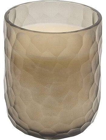 Bougie parfumée ronde en verre nyer