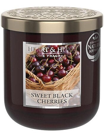 Bougie parfumée senteur cerise noire gourmande 30 heures