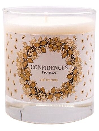 Bougie parfumée thé de noël fabriquée en provence 280 gr