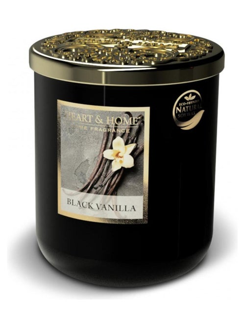 Bougie parfumée vanille noire grand format - Kiabi