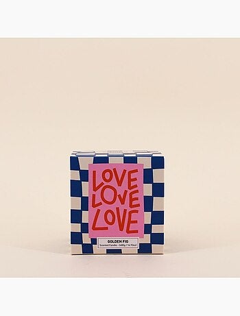 Bougie parfumée verre lustré 480g, boite cadeau