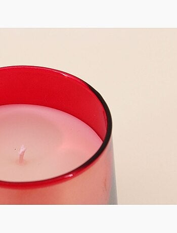 Bougie parfumée verre lustré 480g, boite cadeau