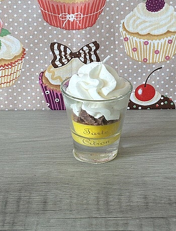 Bougie parfumée verrine tarte citron meringuée