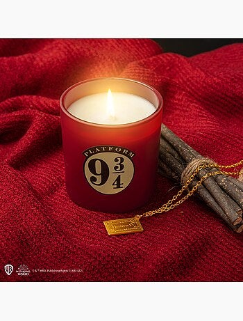 Bougie Parfumée Voie 9¾ avec Collier - Harry Potter