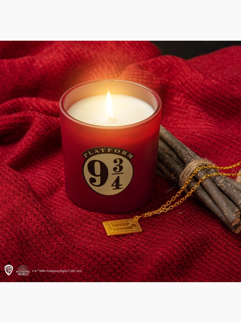 Bougie Parfumée Voie 9¾ avec Collier - Harry Potter Rouge - Kiabi