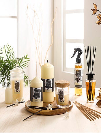 Bougie pillier parfumée Essentiel Vanille