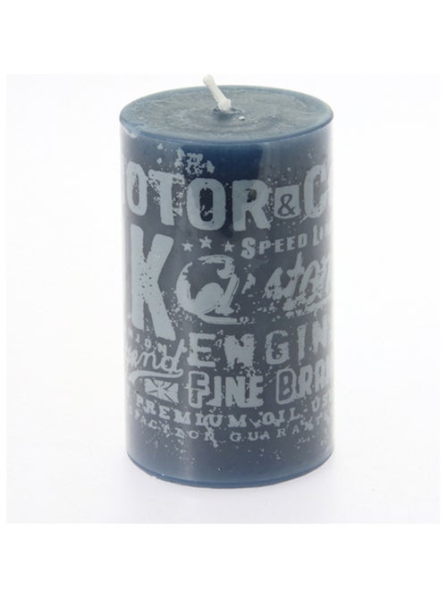 Bougie ronde avec motifs - Kiabi