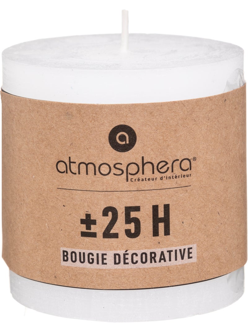 Bougie rustique OLIA Blanc - Kiabi