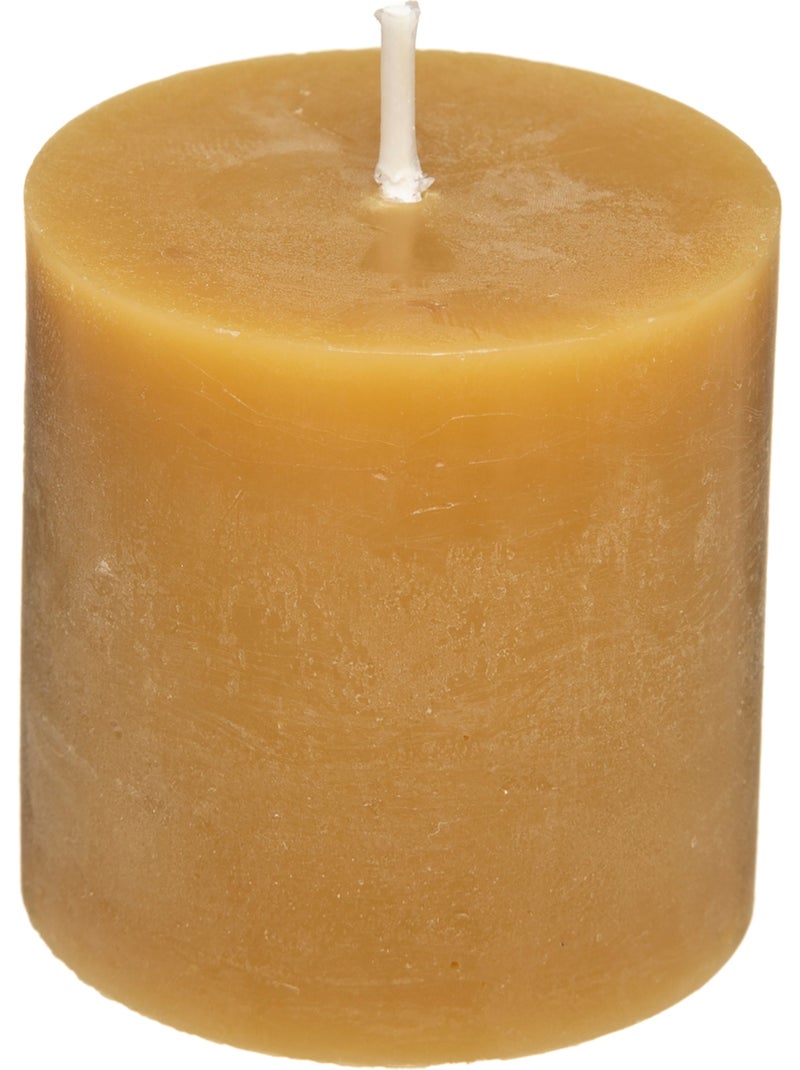 Bougie rustique OLIA Moutarde - Kiabi