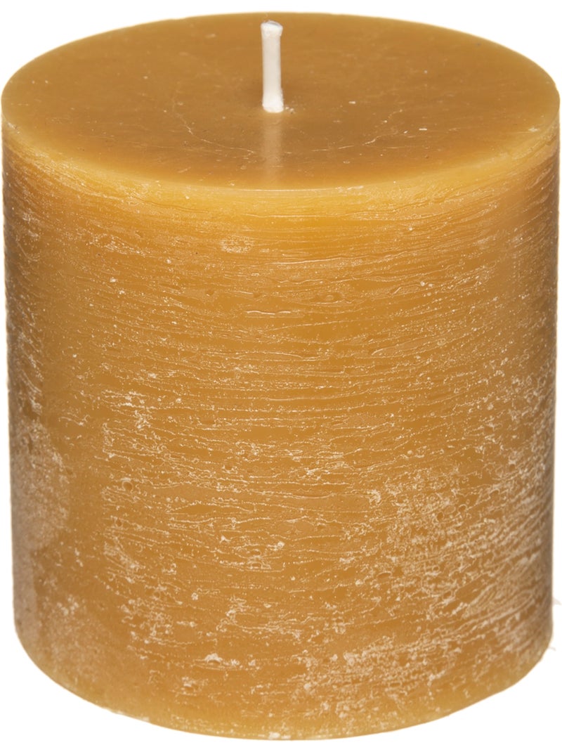 Bougie rustique OLIA Moutarde - Kiabi