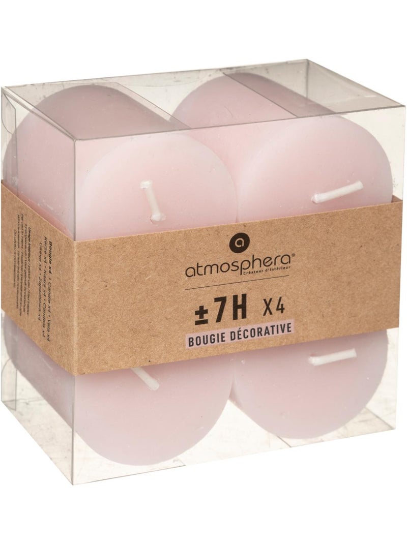 Bougie rustique OLIA Rose clair - Kiabi