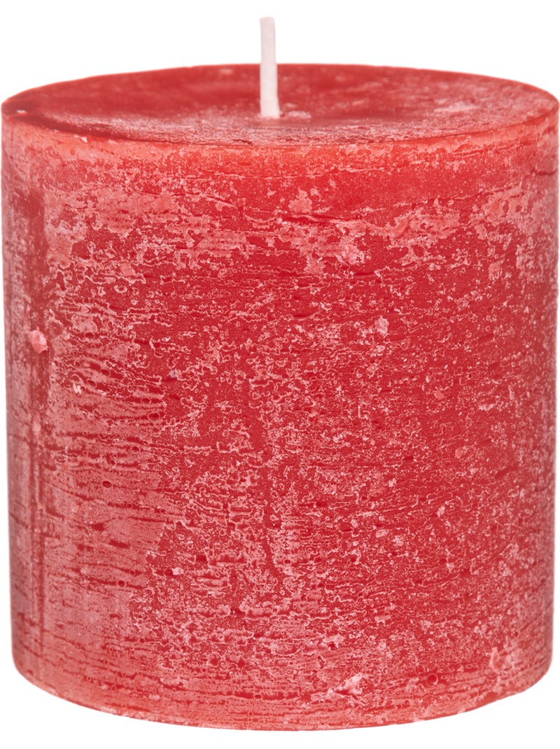 Bougie rustique OLIA Rouge - Kiabi