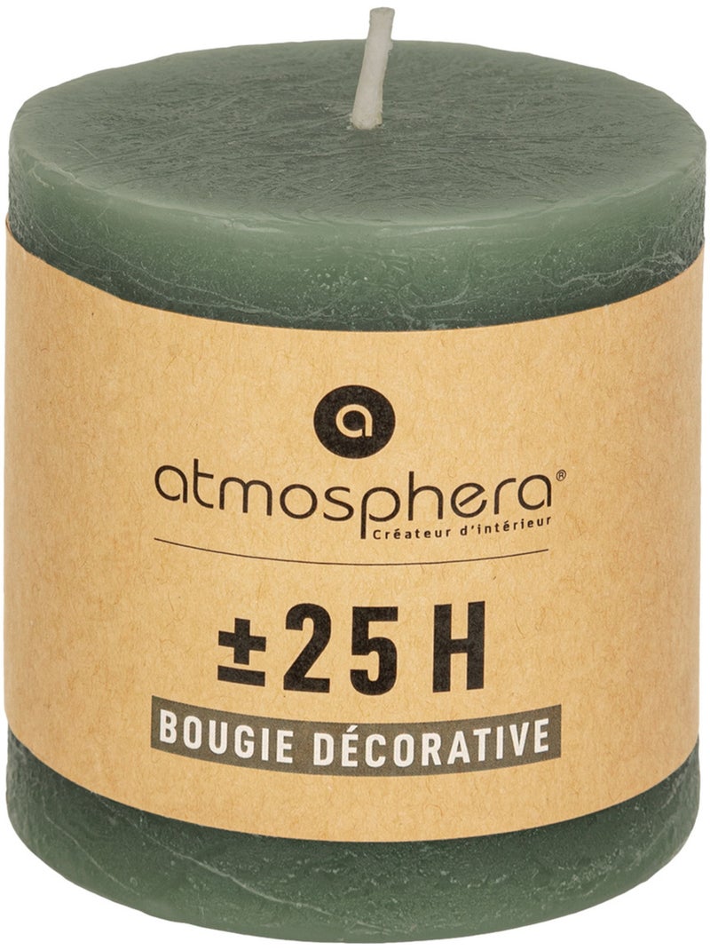 Bougie rustique OLIA Vert - Kiabi