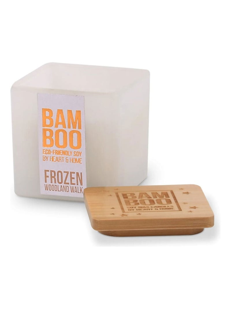 Bougie sous bois givré  80 g Blanc - Kiabi