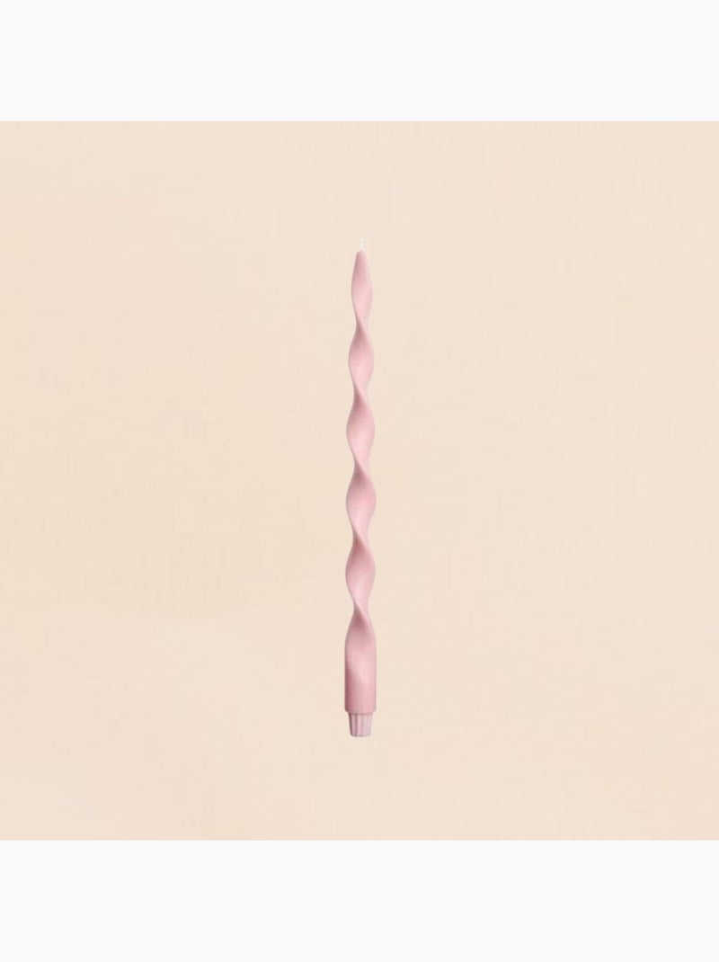 Bougie spirale rose 40cm Rose - Kiabi