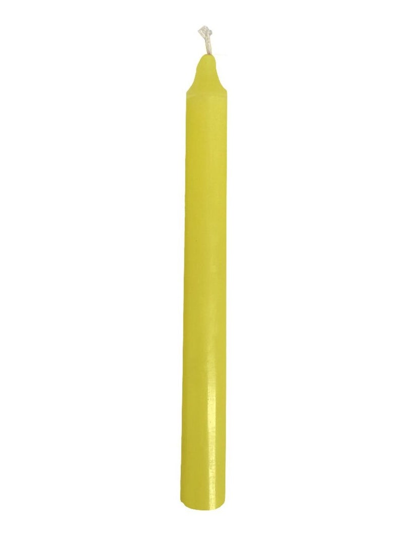 Bougie Teintée dans la masse Jaune - Kiabi