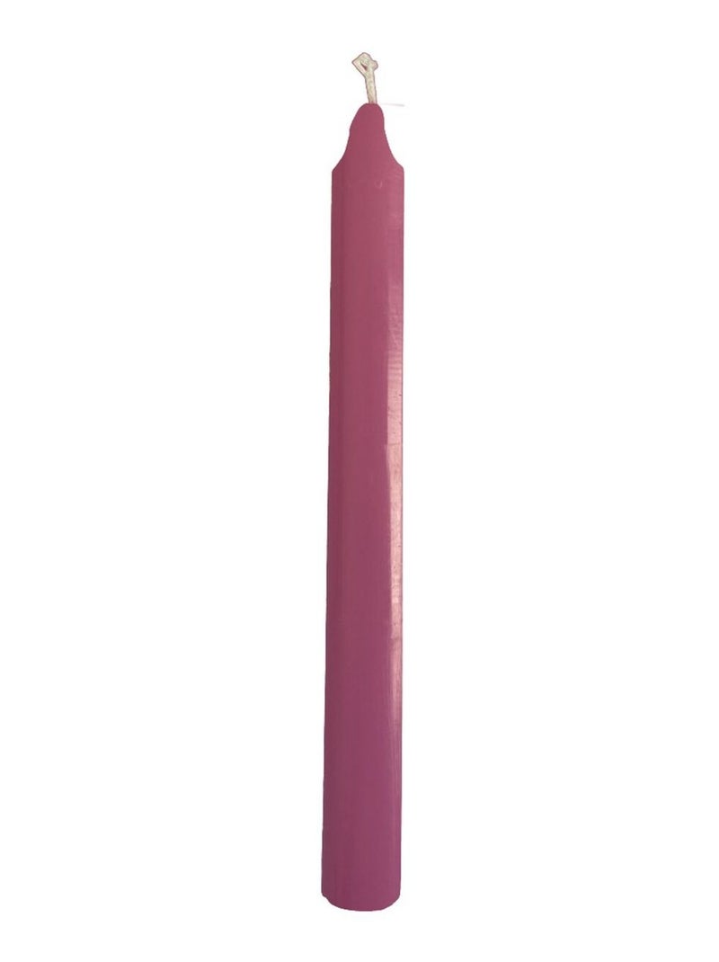 Bougie teintée dans la masse rose Rose - Kiabi