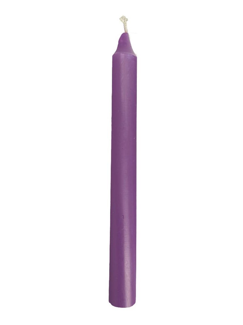 Bougie teintée dans la masse violette Violet - Kiabi