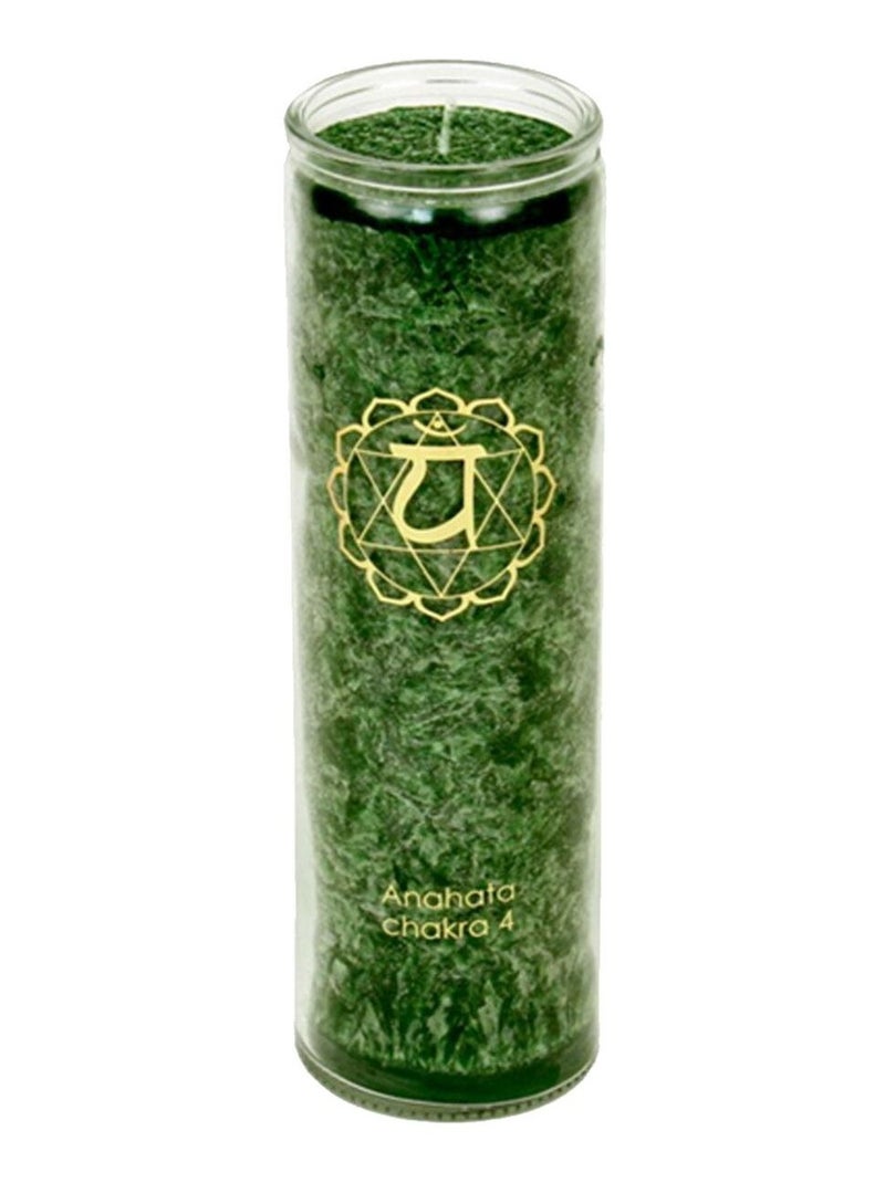 Bougie verte en stearine 100 heures Vert - Kiabi