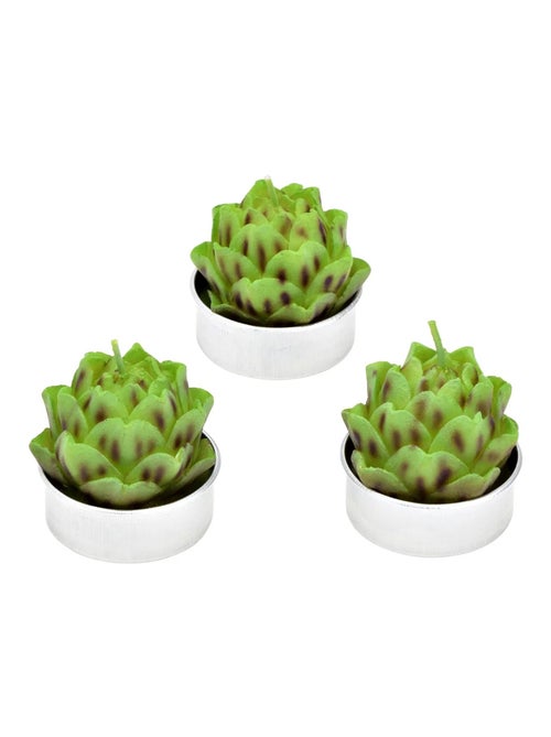 Bougies chauffe-plat Artichaut en cire Set de 6 - Kiabi