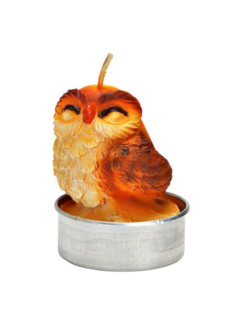 Bougies chauffe-plat Hibou en cire Set de 6 - Kiabi
