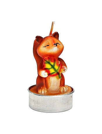 Bougies chauffe-plat Renard en cire Set de 6