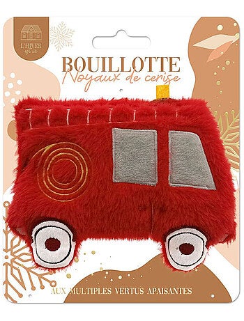 Bouillotte aux noyaux de cerise camion de pompier