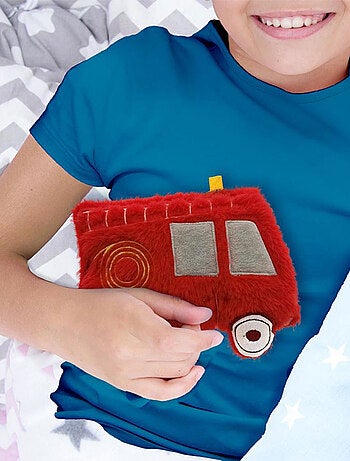 Bouillotte aux noyaux de cerise camion de pompier