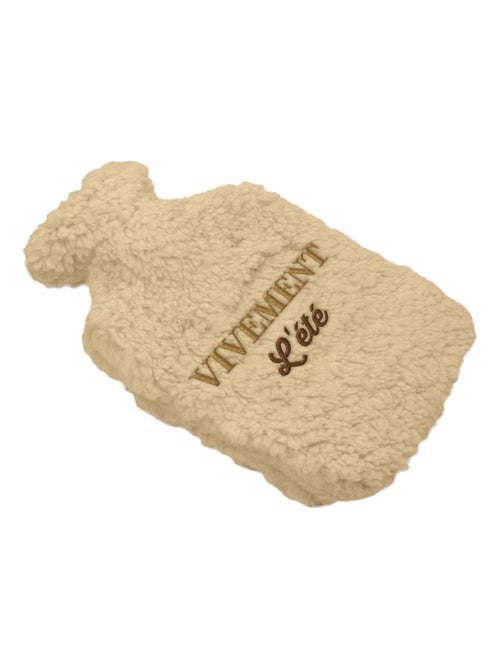 Bouillotte avec enveloppe en fourrure - Kiabi