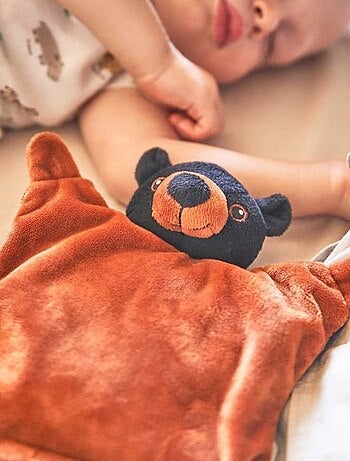 Bouillotte bébé Ours noir - Made in France