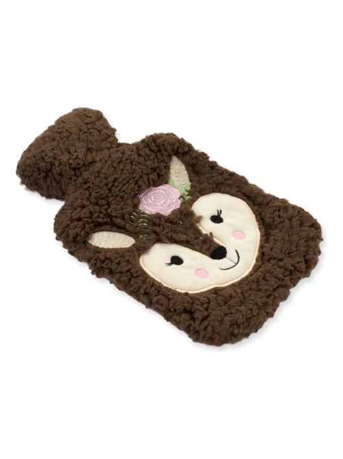 Bouillotte biche avec enveloppe en fourrure - Kiabi