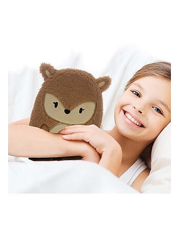 Bouillotte licorne en fourrure pour enfant