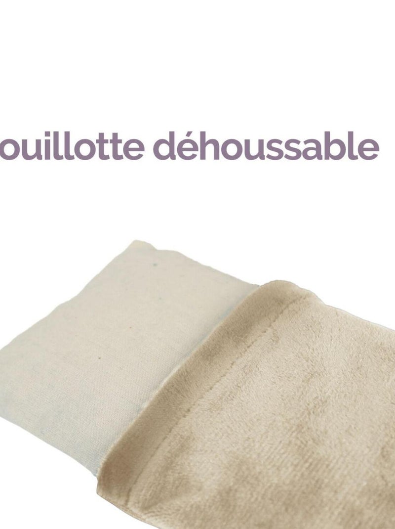Bouillotte chauffante ou refroidissante déhoussable pour toutes parties du corps - Vivezen Beige - Kiabi
