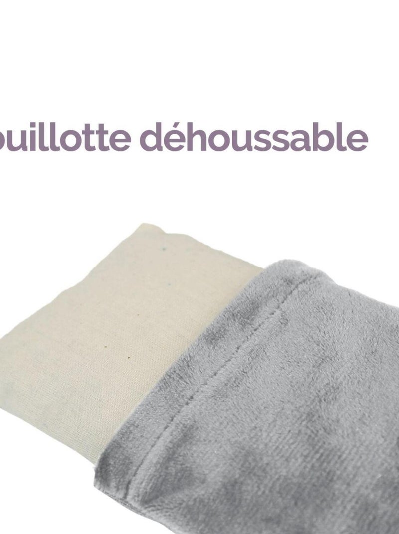 Bouillotte chauffante ou refroidissante déhoussable pour toutes parties du corps - Vivezen Gris - Kiabi