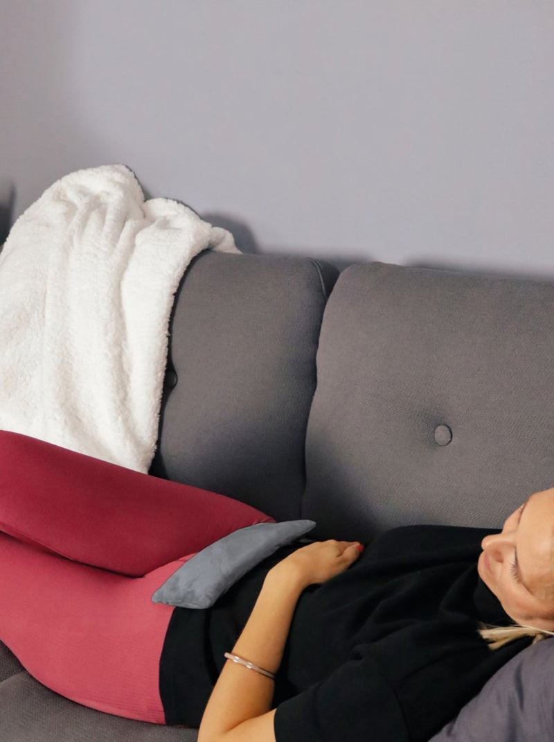 Bouillotte chauffante ou refroidissante déhoussable pour toutes parties du corps - Vivezen Gris - Kiabi