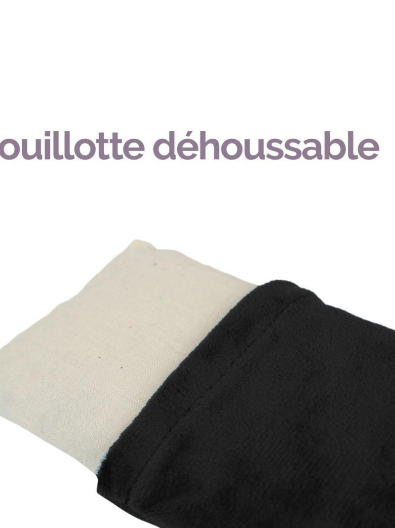 Bouillotte chauffante ou refroidissante déhoussable pour toutes parties du corps - Vivezen Noir - Kiabi