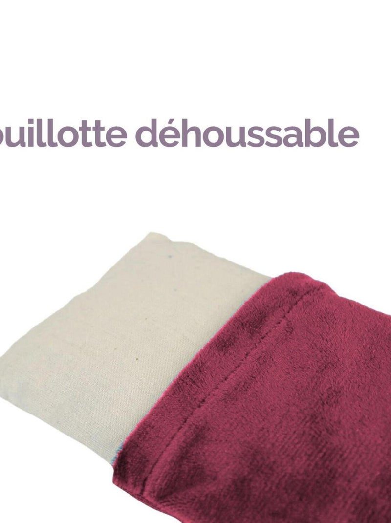 Bouillotte chauffante ou refroidissante déhoussable pour toutes parties du corps - Vivezen Violet - Kiabi