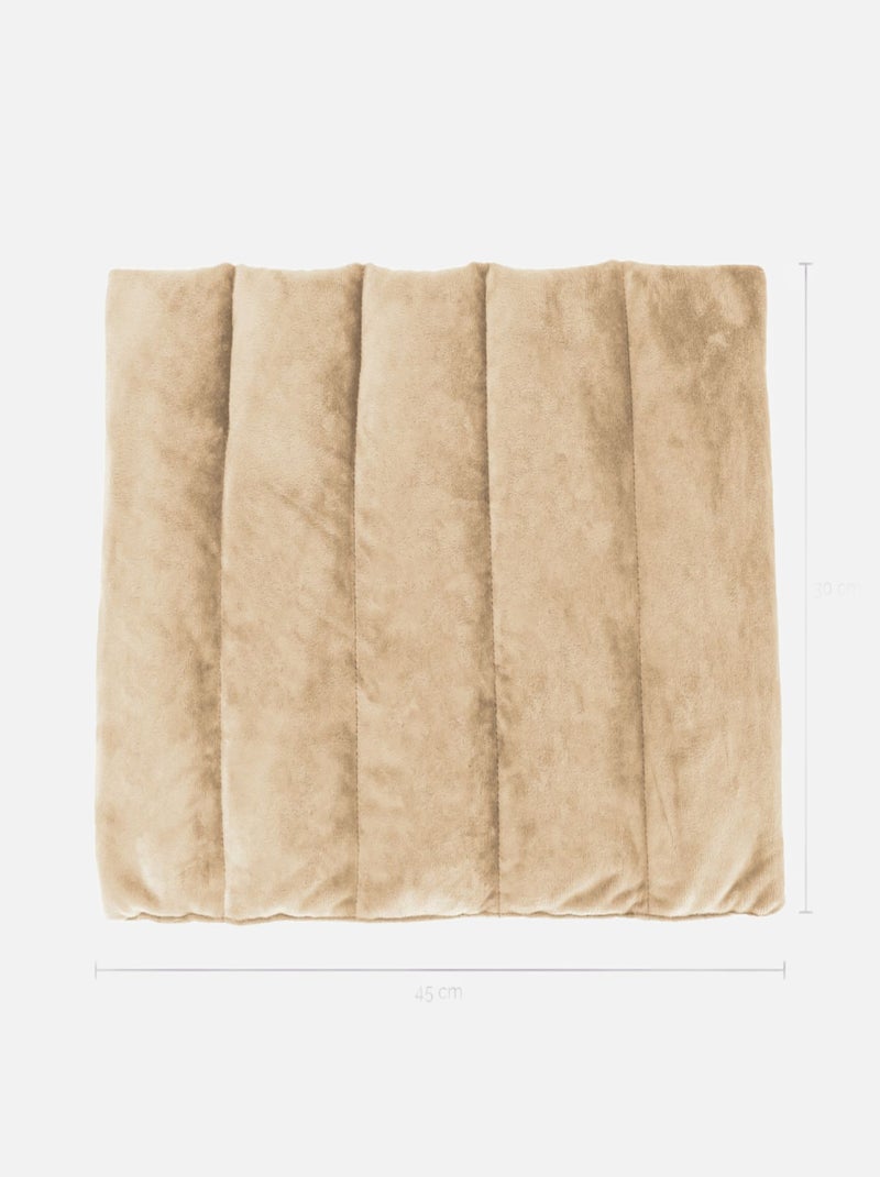 Bouillotte, coussin chauffant pour le dos ou autres parties du corps - Vivezen Beige - Kiabi