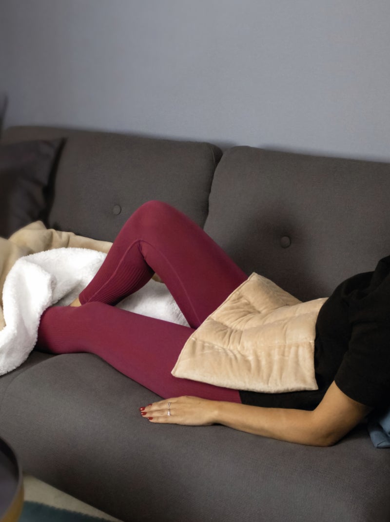 Bouillotte, coussin chauffant pour le dos ou autres parties du corps - Vivezen Beige - Kiabi