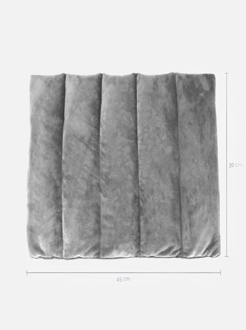Bouillotte, coussin chauffant pour le dos ou autres parties du corps - Vivezen Gris - Kiabi