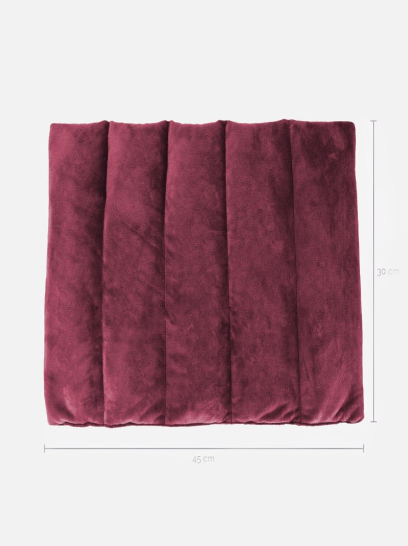 Bouillotte, coussin chauffant pour le dos ou autres parties du corps - Vivezen Violet prune - Kiabi