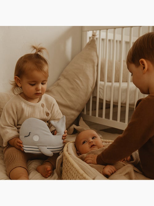 Bouillotte doudou 2 en 1 en forme de baleine - Kiabi
