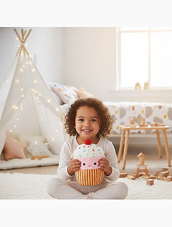 Bouillotte doudou 2 en 1 en forme de cupcake