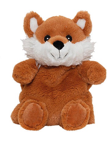 Bouillotte doudou 2 en 1 en forme de renard