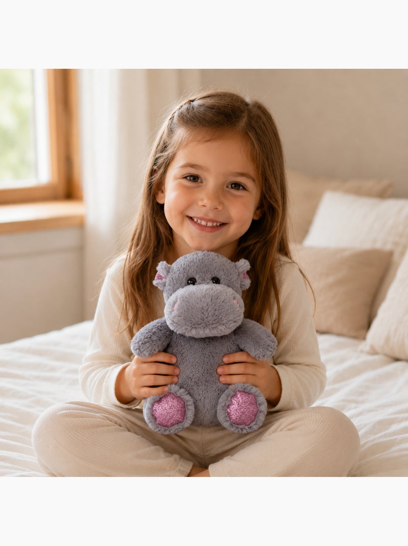 Bouillotte doudou 2 en 1 en forme d’hippopotame Gris - Kiabi