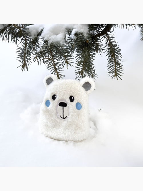Bouillotte doudou 2 en 1 en forme d’ours polaire - Kiabi