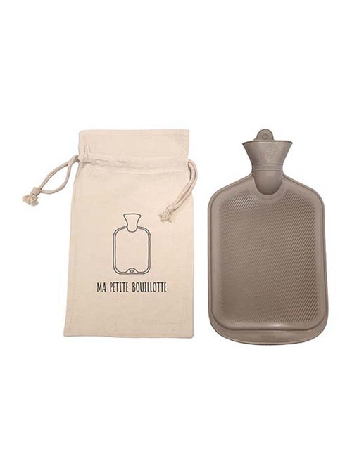 Bouillotte en caoutchouc avec sac en coton - Kiabi Bouillotte en caoutchouc avec sac en coton - Kiabi